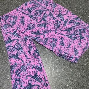 EUC Musical Instruments Lularoe Leggings Size TC!
